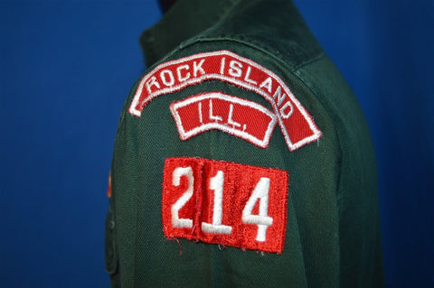 50s Explorer Scout BSA Rock Island Shirt Medium
