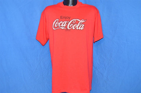 90s Coca Cola Cursive Logo t-shirt Large