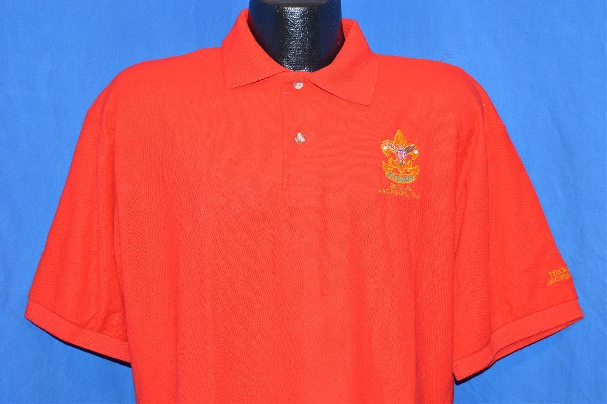 90s Boy Scouts Class B Uniform Polo Shirt Large – The Captains Vintage