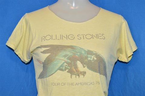 70s Rolling Stones Tour of the Americas 1975 t-shirt Extra Small