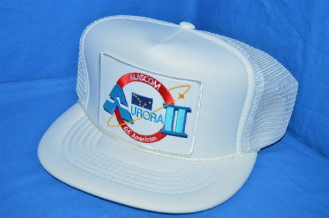 90s Alascom Aurora II Satellite Mesh Trucker Hat