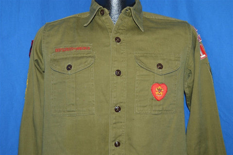 50s Boy Scouts of America Herriman Utah Uniform Shirt Small