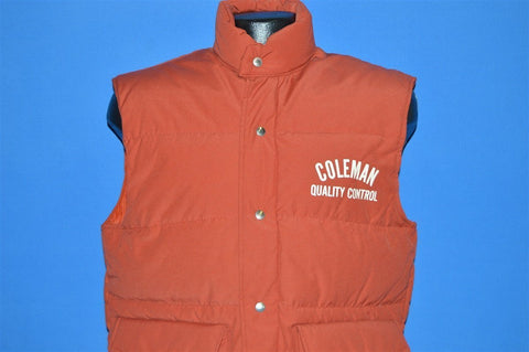 80s 10X Coleman Quality Control Ski Vest Medium