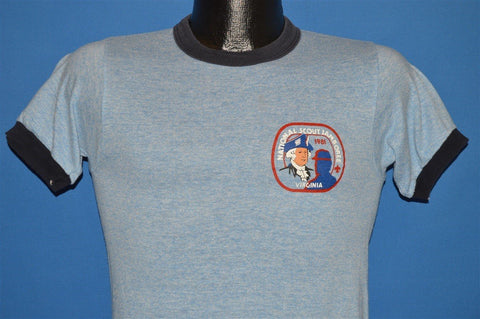80s National Scout Jamboree 1981 Rayon Ringer t-shirt Extra Small