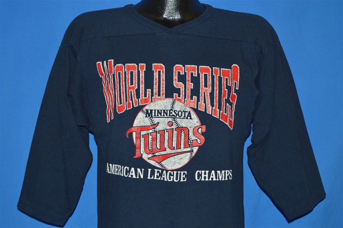 MLB, Shirts & Tops, Vintage Mlb Twins Youth Jersey Size Large