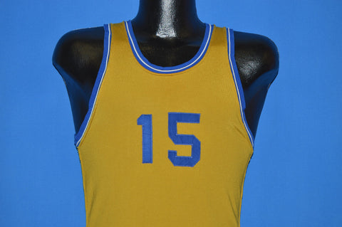 60s Wilson #15 Basketball Jersey t-shirt Small