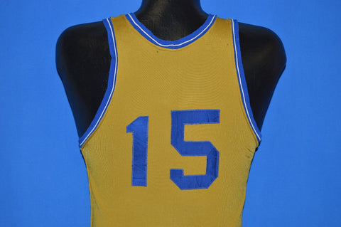 60s Wilson #15 Basketball Jersey t-shirt Small