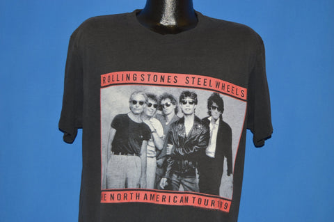 80s Rolling Stones Steel Wheels 1989 Tour t-shirt Large
