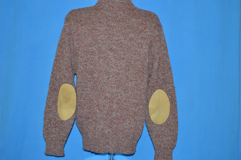 80s Pendleton Western Rag Elbow Patch Pullover Sweater Large