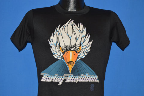 80s Harley Davidson Motorcycle Eagle t-shirt Extra Small