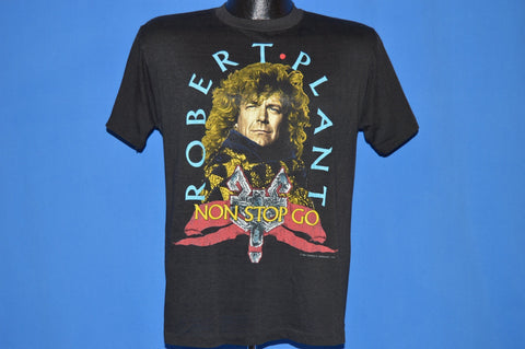 80s Robert Plant Non Stop Go World Tour t-shirt Medium