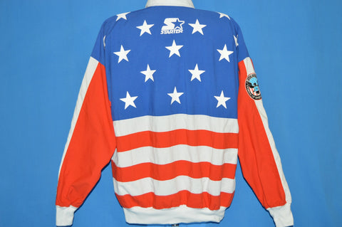 90s Starter American Flag All Over Pocket shirt Extra Large
