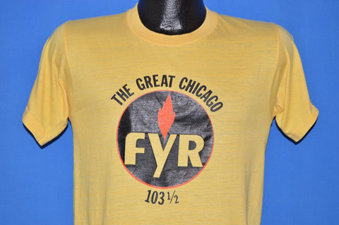 70s 103.5 WFYR The Great Chicago FYR t-shirt Small