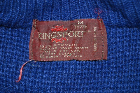 80s Kingsport Acrylic Snowflake Sweater Medium