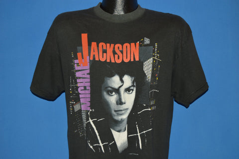 80s Michael Jackson Bad Tour 1988 t-shirt Large