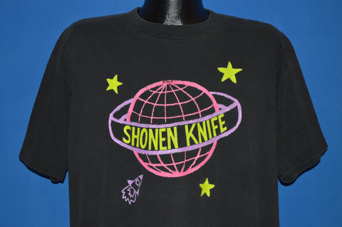 90s Shonen Knife Japanese Pop Punk Neon t-shirt Extra Large