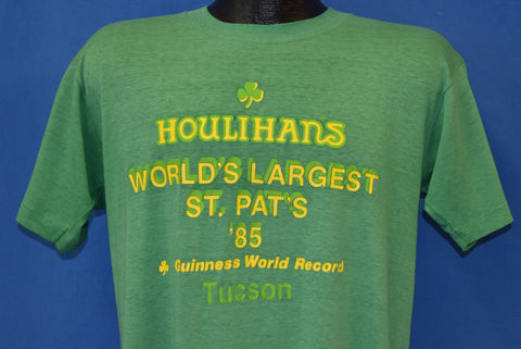 80s Houlihans World's Largest St Pat's '85 t-shirt Large