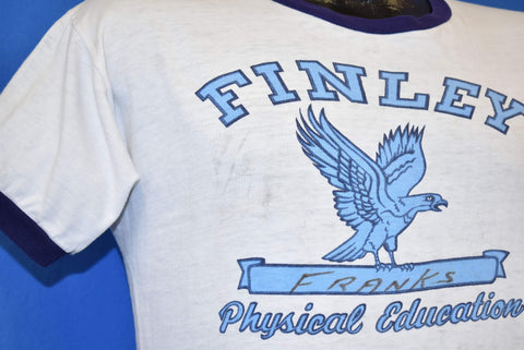 60s Finley Franks Distressed PE Ringer t-shirt Medium
